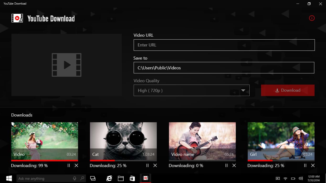 free youtube downloader for windows 10